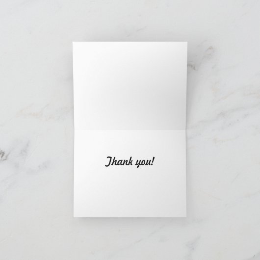 Tree 5 - Oak Tree Bark Dankeskarte (Innenseite)