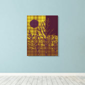 Tree and Moon Colorful Disco Leinwand (Insitu (Holzboden))