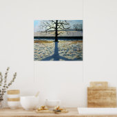 Tree and Shadow Calke Abbey Derbyshire Poster (Küche)