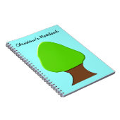 Tree Anpassbare Notebooks Notizblock (Rechte Seite)