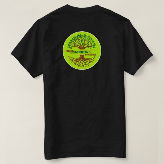 Tree Art T-Shirt (Design Rückseite)