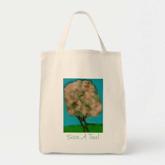 Tree Art Tote Bag Tragetasche (Vorne)