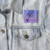 Tree auf dem Schneefeld Chippewa-Landkreis Button (Beispiel)