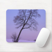 Tree auf dem Schneefeld Chippewa-Landkreis Mousepad (Mit Mouse)