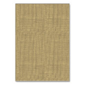Tree Bark Blätter und Burlap-Platzkarte Tischnummer (Rückseite)