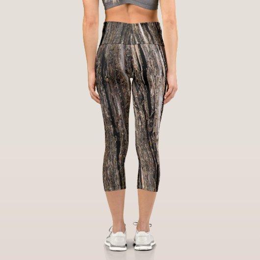 Tree Bark Capri Leggings (Rückseite)
