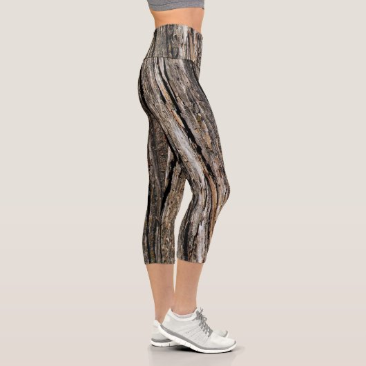 Tree Bark Capri Leggings (Rechts)