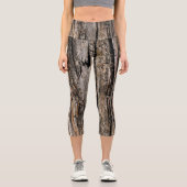 Tree Bark Capri Leggings (Vorderseite)
