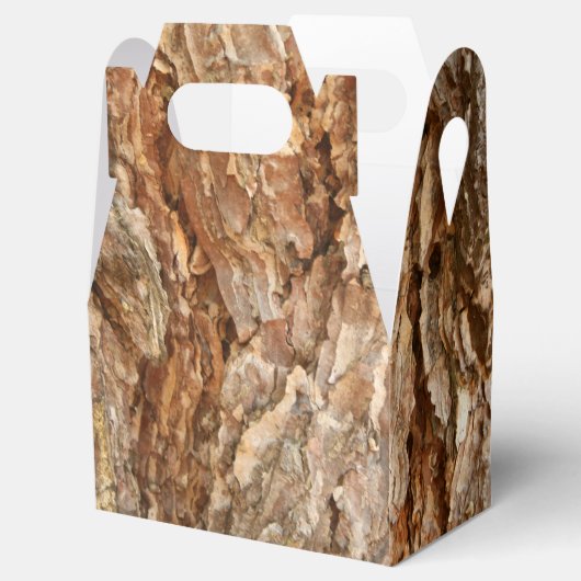 Tree Bark Favor Box Geschenkschachtel (Geöffnet)