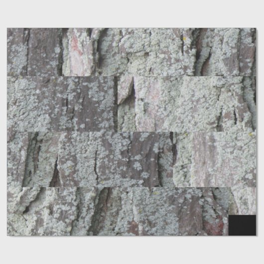 Tree Bark Geschenkpapier (Flach)