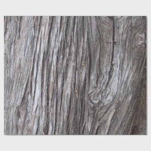 Tree Bark Geschenkpapier (Flach)