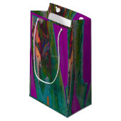 Tree bark Gift Bag Kleine Geschenktüte (Vorderseite Schrägansicht)