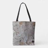 Tree Bark Gray Brown Rustic Wilderness Nature Tasche (Rückseite)