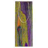 Tree bark II Gift Bag Geschenktüte Für Weinflaschen (Rückseite)