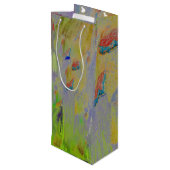 Tree bark III Gift Bag Geschenktüte Für Weinflaschen (Rückseite Schrägansicht)