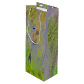 Tree bark III Gift Bag Geschenktüte Für Weinflaschen (Vorderseite Schrägansicht)