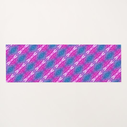 Tree Bark Ikat Miami Yogamatte (Rückseite (Horizontal))