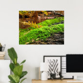 Tree Bark in Autumn Moss - Personalised Poster (Heimbüro)