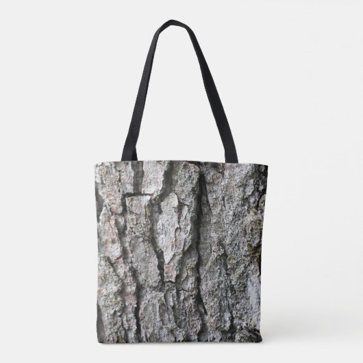 Tree Bark Nature Tote Bag Tasche (Rückseite)