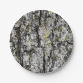 Tree Bark Pappteller (Vorderseite)
