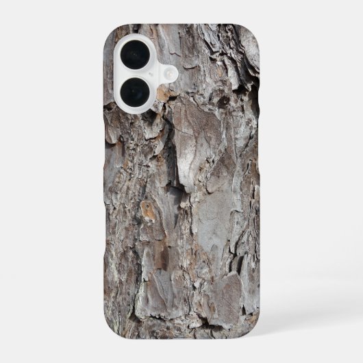 Tree Bark Phone Case iPhone 16 Hülle (Rückseite)