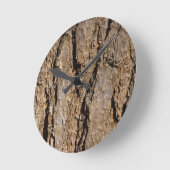 TREE BARK RUNDE WANDUHR (Winkel)