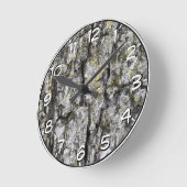 Tree Bark Runde Wanduhr (Winkel)