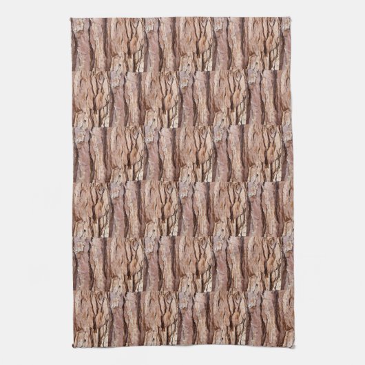 Tree Bark Texture Cool einzigartig Geschirrtuch (Vertikal)