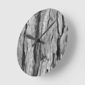 Tree Bark Texture Cool einzigartig Runde Wanduhr (Winkel)