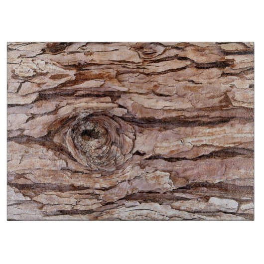 Tree Bark Texture Cool einzigartig Schneidebrett (Vorderseite)
