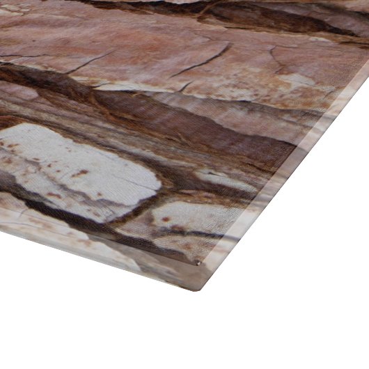 Tree Bark Texture Cool einzigartig Schneidebrett (Ecke)