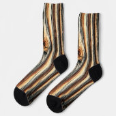 Tree Bark Texture Cool einzigartig Socken (Linkes Detail)