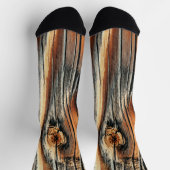 Tree Bark Texture Cool einzigartig Socken (Oben)