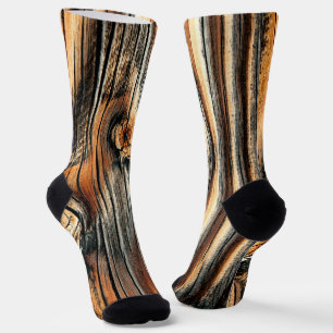 Tree Bark Texture Cool einzigartig Socken