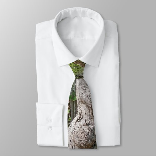 Tree Bark Texture Design Krawatte (Gebunden)