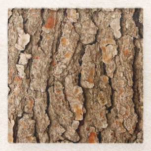 Tree Bark Texture Glasuntersetzer