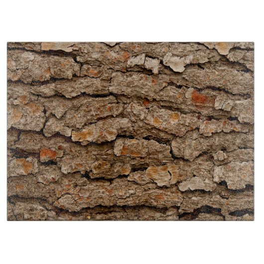 Tree Bark Texture Schneidebrett (Vorderseite)