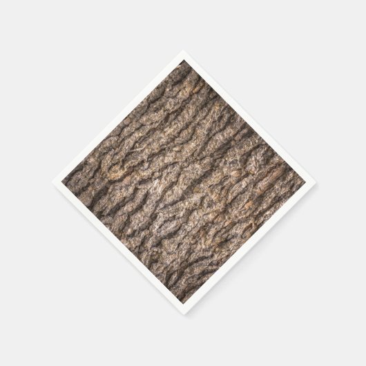 Tree Bark Texture Serviette (Ecke)