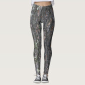 Tree Bark Tree Foto Print Leggings (Vorderseite)