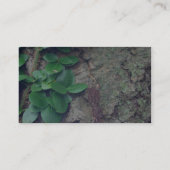 Tree Bark Verlasst Nature Fotografy Business Card Visitenkarte (Rückseite)