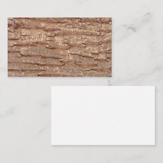 tree bark  visitenkarte (Vorne/Hinten)