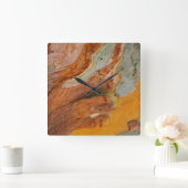 Tree Bark Wall Clock Quadratische Wanduhr (Zuhause)