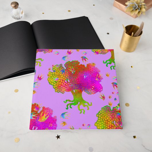 Tree Birds Evensong Gästebuch (Vorderseite offen)