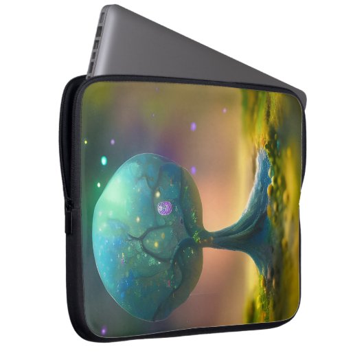 Tree Birth AI Art Laptopschutzhülle (Vorne Rechts)
