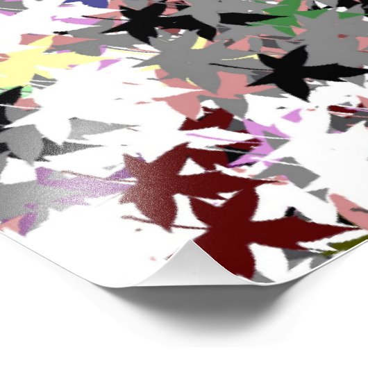 TREE-BLÄTTER FOTODRUCK (Ecke)