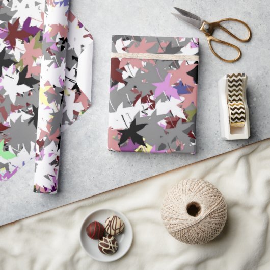 TREE-BLÄTTER GESCHENKPAPIER (Kunsthandwerk)