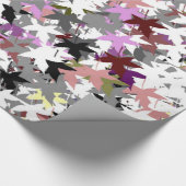 TREE-BLÄTTER GESCHENKPAPIER (Ecke)