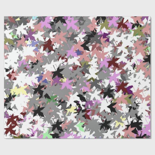 TREE-BLÄTTER GESCHENKPAPIER (Flach)