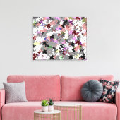 TREE-BLÄTTER LEINWANDDRUCK (Insitu (Wohnzimmer))