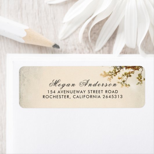 Tree Blätter und Zweige Rustikale Hochzeit (Insitu)